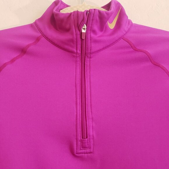 Nike Pro Combat Dri-Fit Fitted 1/3 zipper size M - Picture 4 of 12